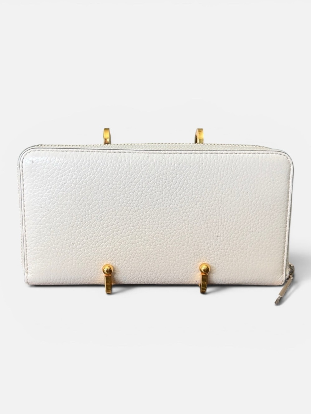 Kate Spade Leila Large Continental Wallet White Snakeskin Print | GUC - Picture 2 of 5
